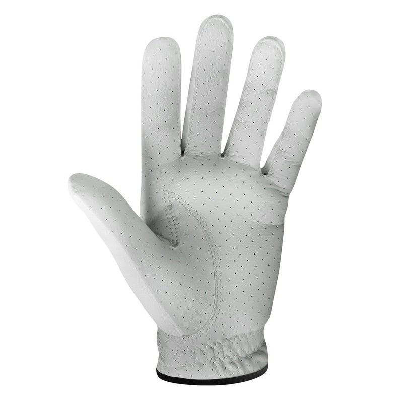 Powerbilt TPS Cabretta Tour Golf Glove - Mens Left Hand Medium  White (for Right-Handed Golfer) - Image 2